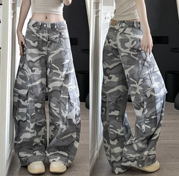 карго джинсы камо