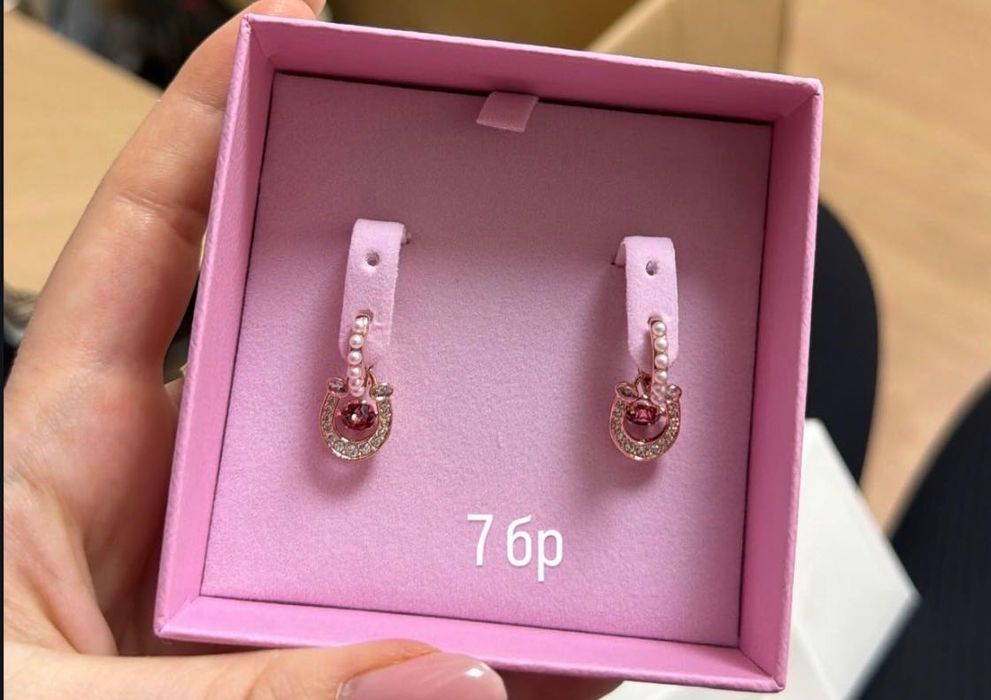 Обици Swarovski нови