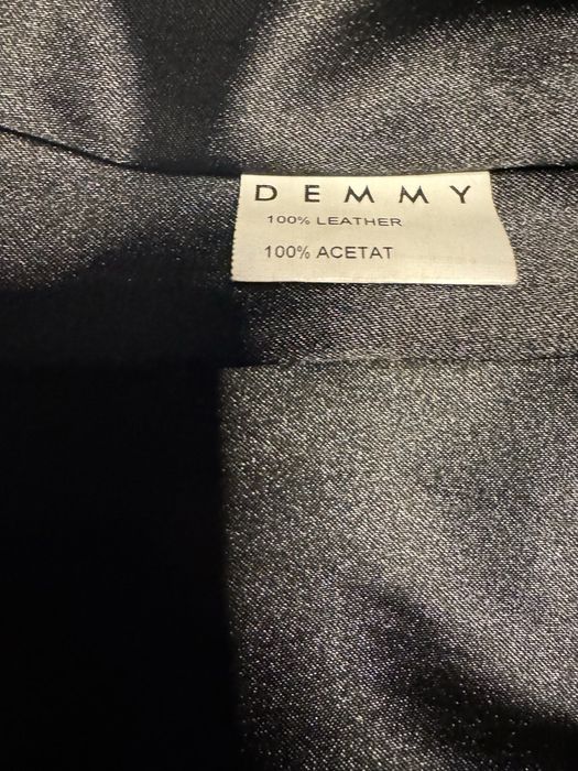 Demmy leather and fur яке/палто от косъм