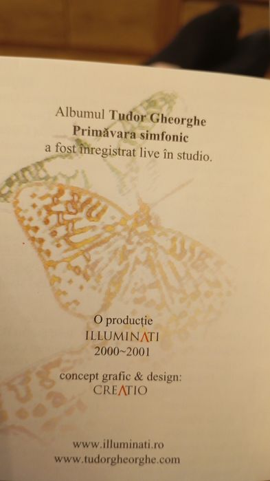 Tudor Gheorghe primăvara simfonic CD original impecabil