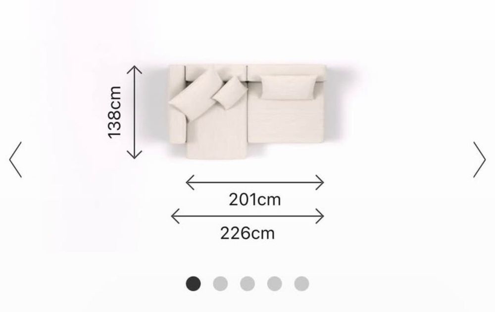 Диван feydom pastel blue