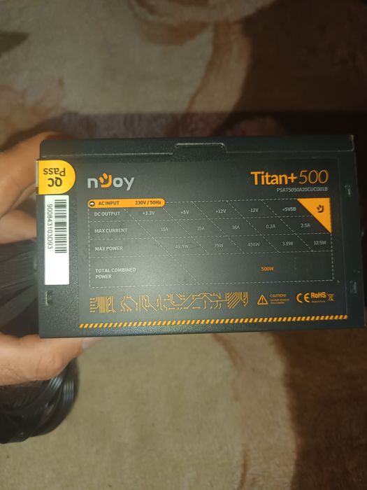 Sursa nJoy Titan+ 500W - 500W Real pe 12V, ca noua*