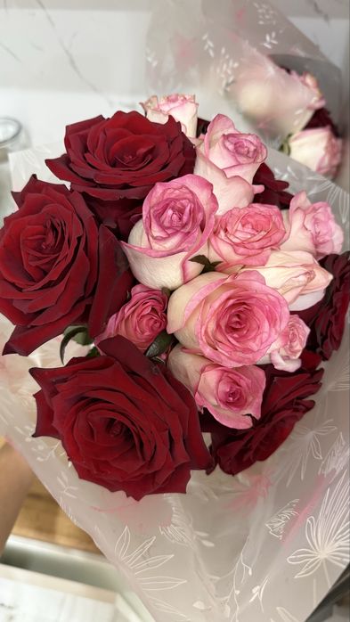 букет цветов купленные вчера