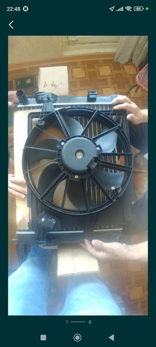 Новый вентилятор на логан-1