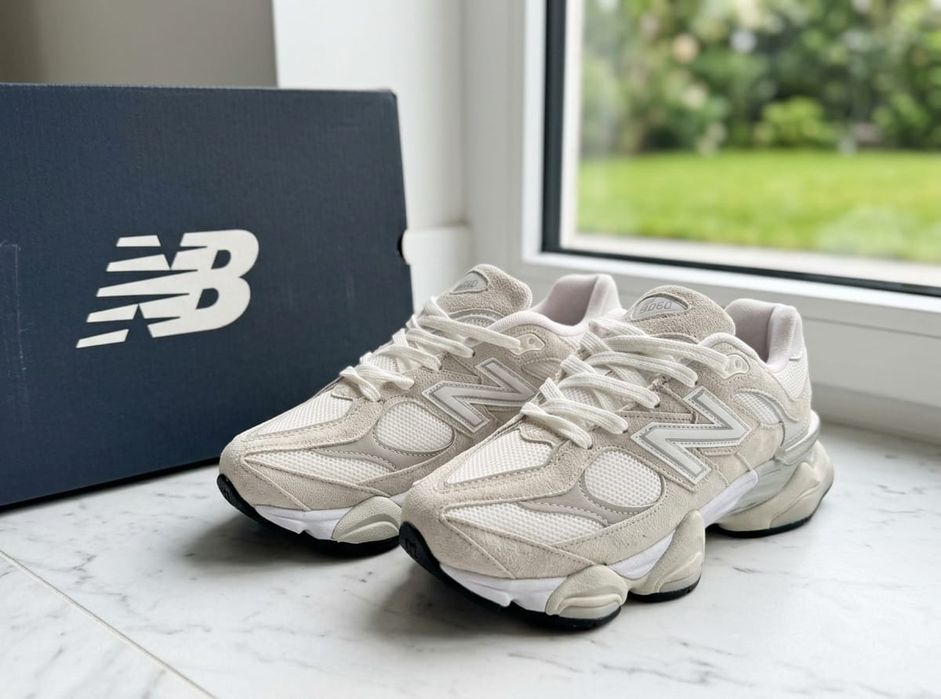 Adidasi New Balance 9060 Alb Premium