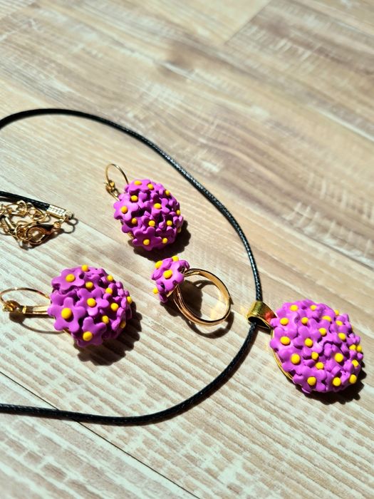 Set bijuterii din lut polimeric