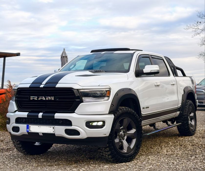 Vand set Roti Dodge Ram 6x139.7 Anvelope 35 12.5 20 Cooper Discoverer