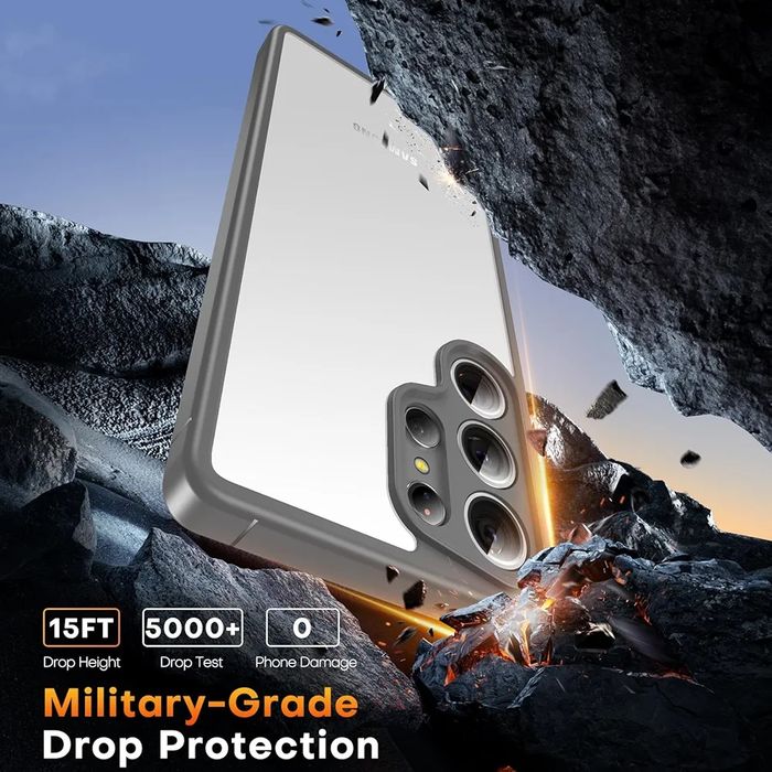 Husa protectie + 2 folii protectoare samsung galaxy s25 ultra/S25 plus