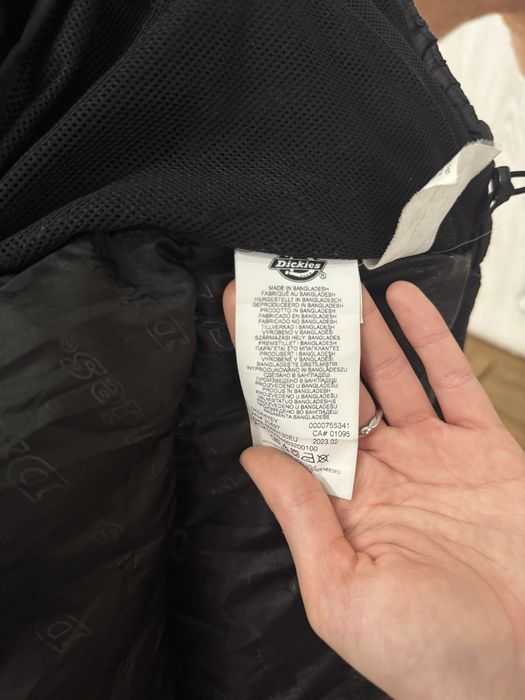 Зимно яке Dickies черен regular fit