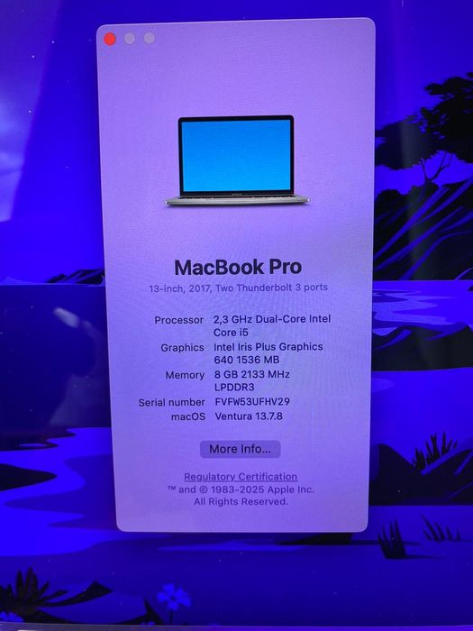 Macbook pro 2017