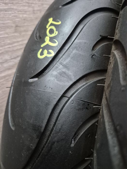 Set anvelope moto 100 80 17 cu 140 70 17 Michelin Pilot street dot 2023 si 2020
