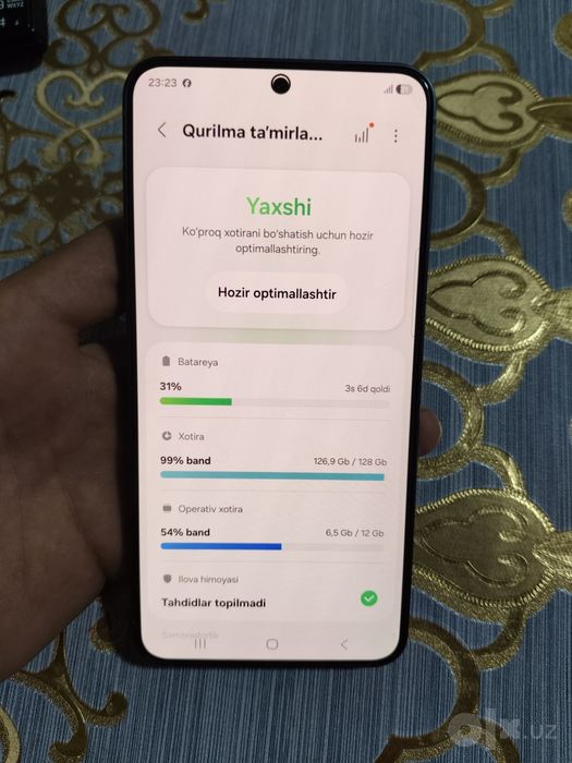 Samsung S25 xotrasi 12.128gb