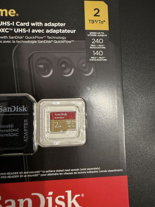Card SanDisk microSDXC Extreme 2TB, nou , sigilat !