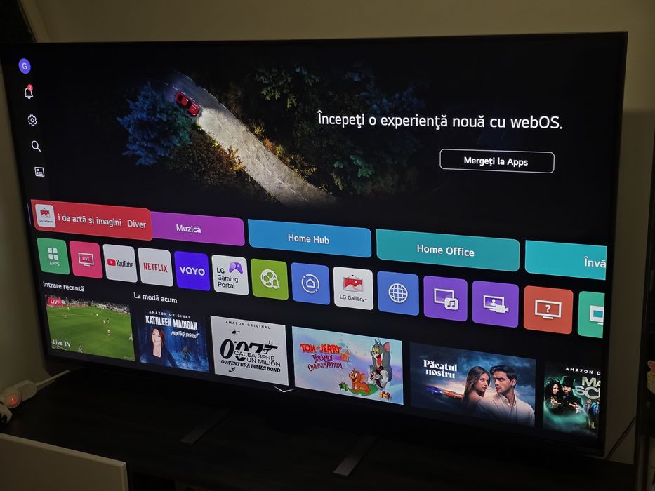 LG QNED Smart TV 4K Ultra - 165cm 100Hz - AI procesor - stare execelenta