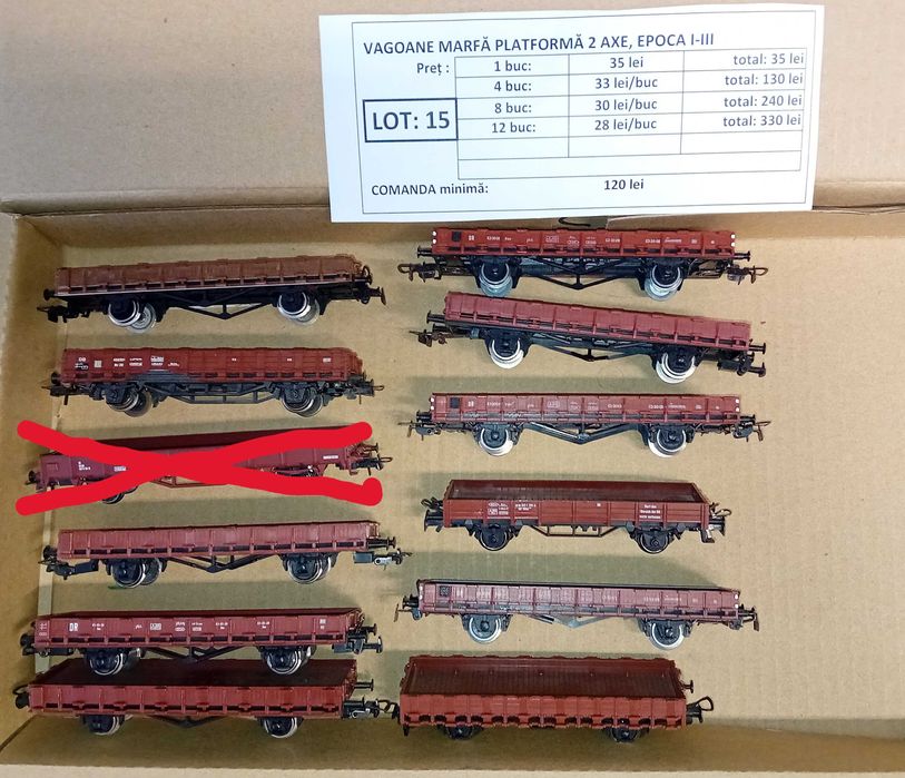 VÂND locomotive și vagoane diferite mărci, scara HO