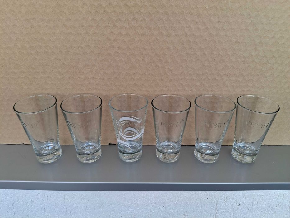 Чаши San Benedetto, Somersby, Devin, чаши за водка, бира 21 броя