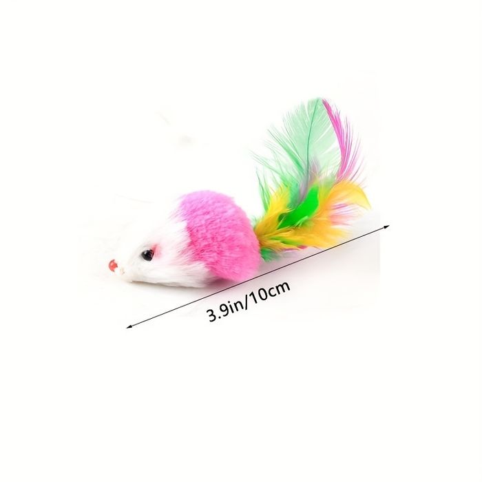 Играчка "Мишка с пера"