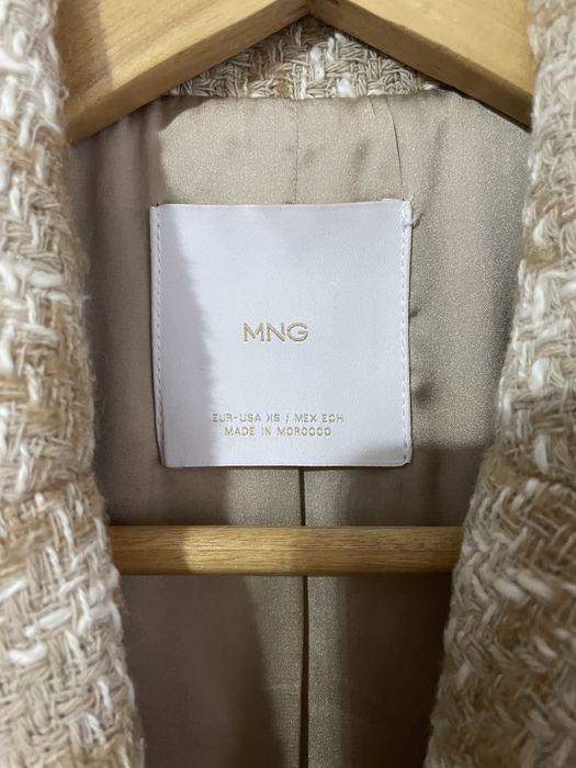 Пиджак Mango из ткани Твида