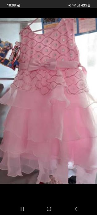 Rochie eleganta organza/satin/paiete mar.146