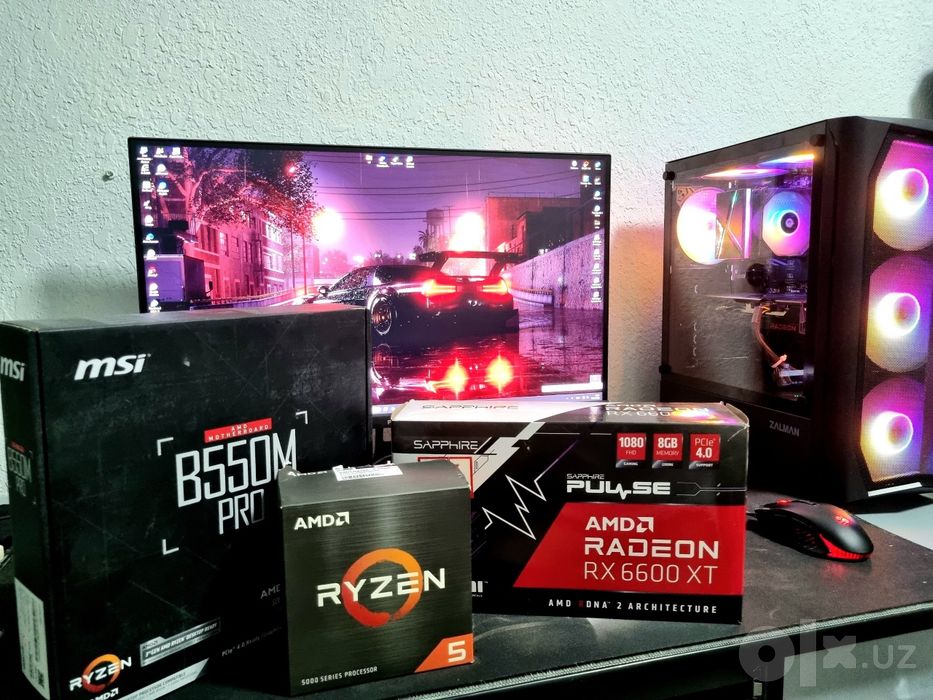 Игровой компьютер RX 6600 XT 8GB Kompyuter gaming