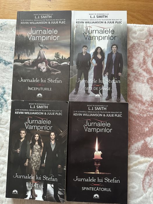 Set carti Jurnalele lui Stefan(Jurnalele Vampirilor)