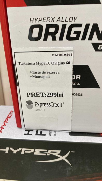 Tastatura HyperX Origine 60 ( Tomesti b 61000.9ag12) Garantie 2 ani !