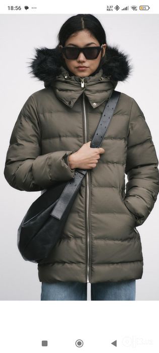 Куртка Zara, натуральный пух