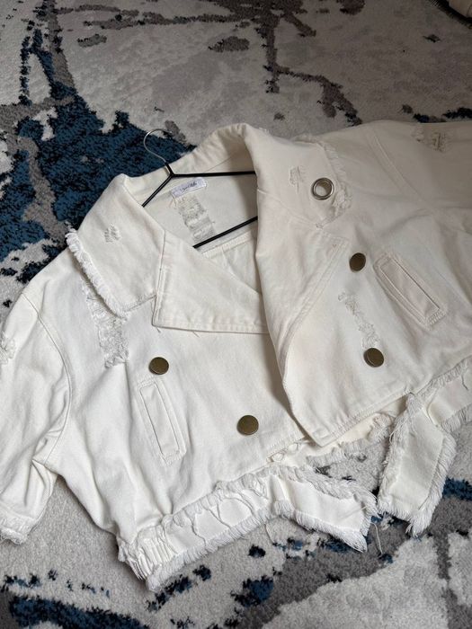 Джинсовка с короткими рукавами