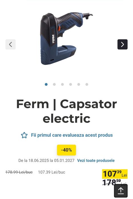 Capsator electric