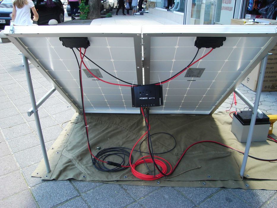 Соларни куфари до 400W–изработка по поръчка, гаранция, реален магазин