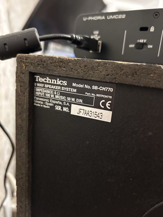 Колонки Technics(2шт)+саб