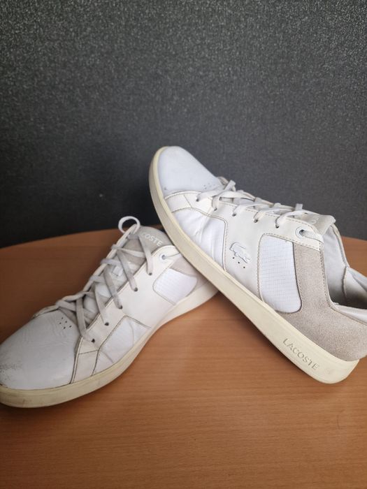 Adidași Lacoste, piele, 44.5