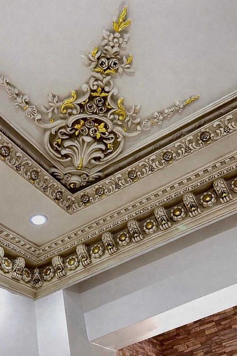 Cornișe si ornamente din gips producere+montare