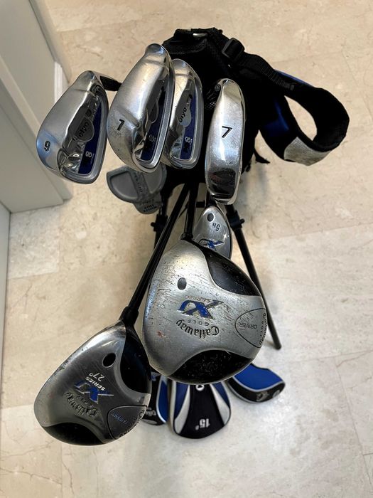 Set Junior pentru Golf, Mână Dreapta + geantă de transport