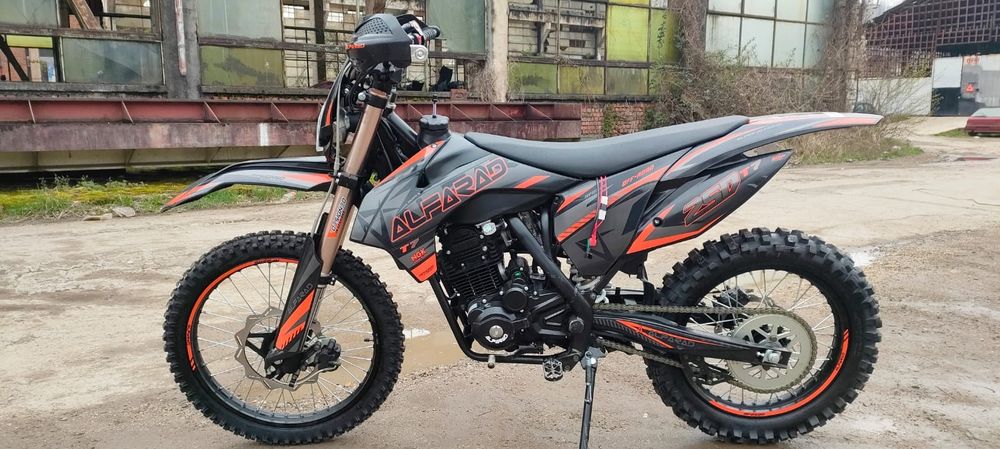 Cross Enduro motoretă Alfarad 250cc T7 NOU cu 5 viteze 21 19 inch