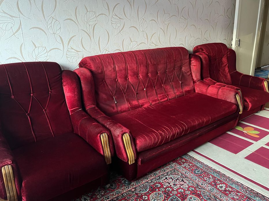 Диван и 2 кресла