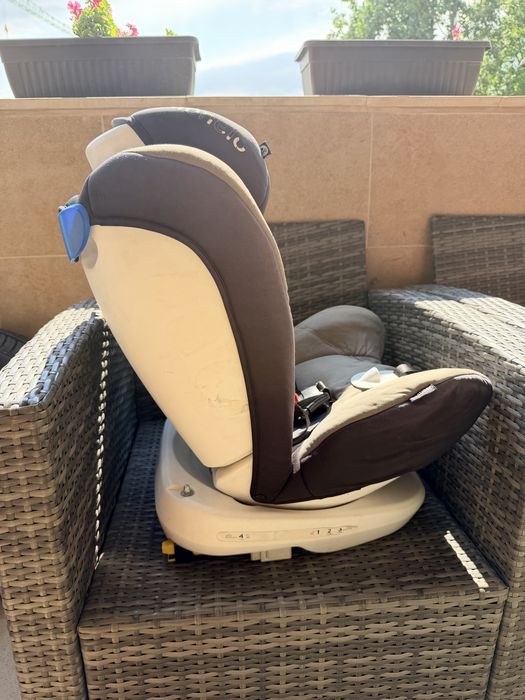 Столче за кола ISOFIX Lionelo Bastiaan, Въртящо, 0-36 кг, Сиво