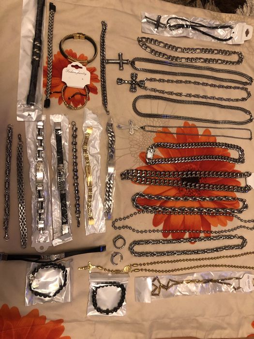 Lot lanț +bratari  inox