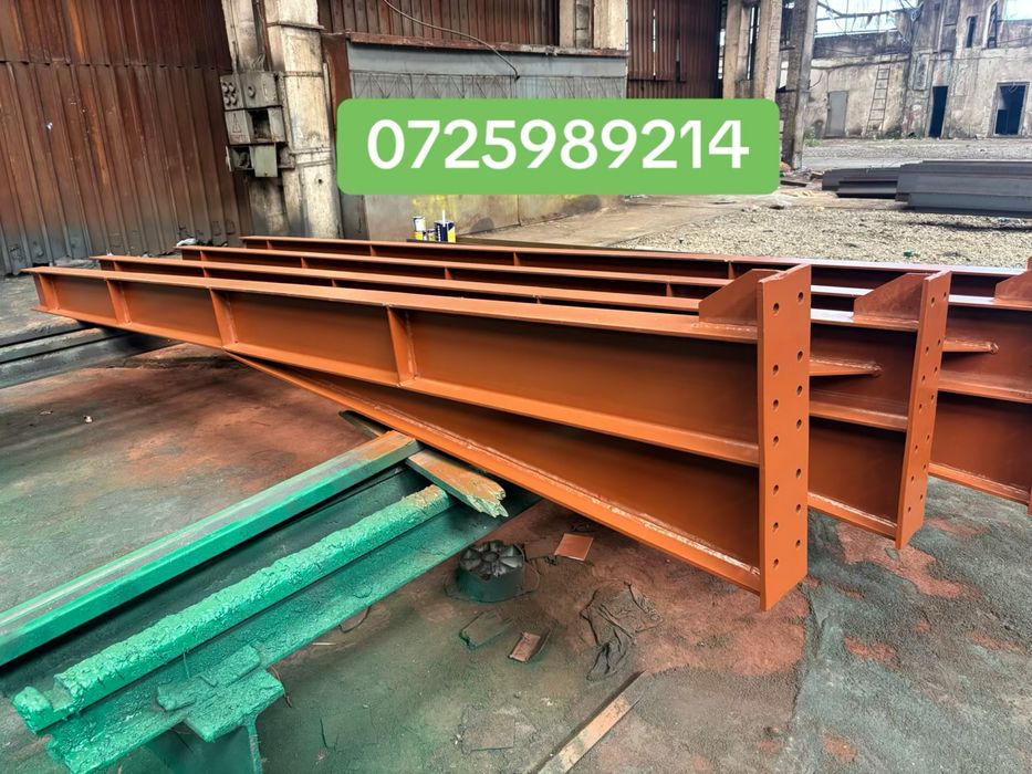 Carport cu proiect din profile IPE300 si grinzi IPE220