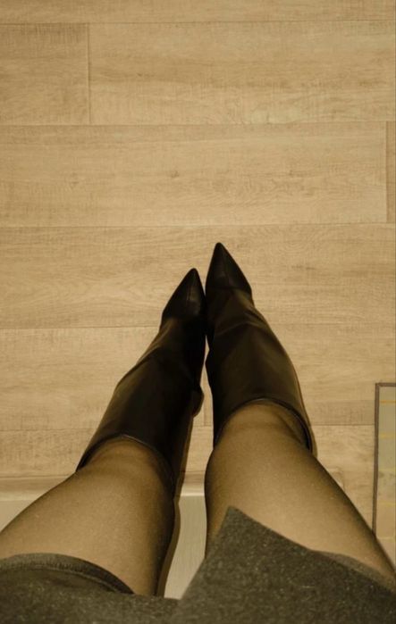 сапоги на каблуке