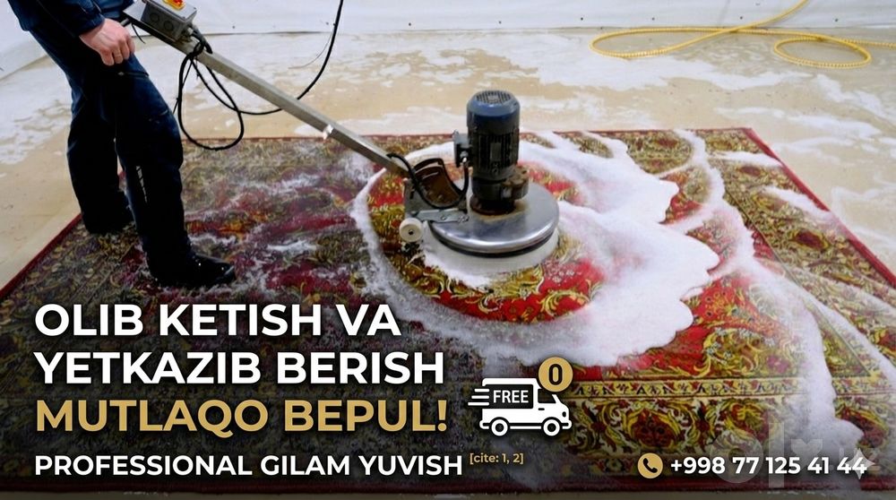 Xasanboy Gilam yuvish /Стирка ковров Mebel yuvish Parda yuvish
