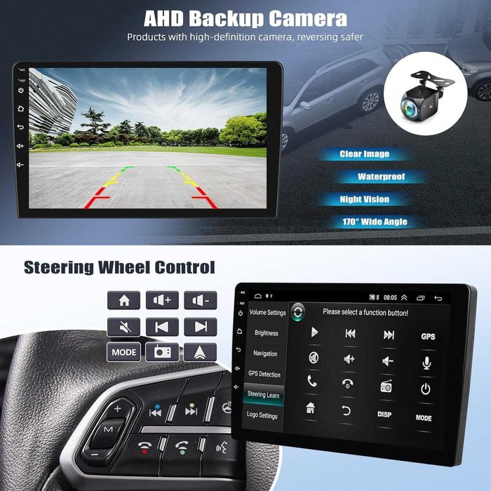 Мултимедия Навигазия за кола за автомобил Carplay Android Auto 2DIN