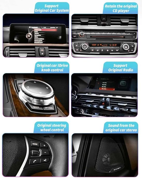 Мултимедия 10,33″ Android 13 за BMW X3 E83 навигация CARPLAY GPS DSP