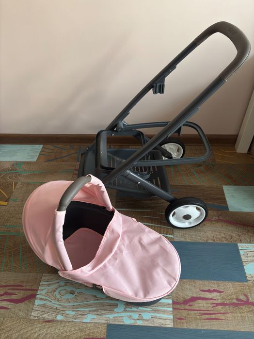 Количка за кукли 3 в 1 Smoby - Maxi Cosi Quinny, светлорозова