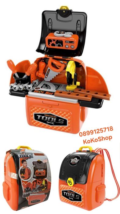 Детска работилница  - работен плот с инструменти за деца