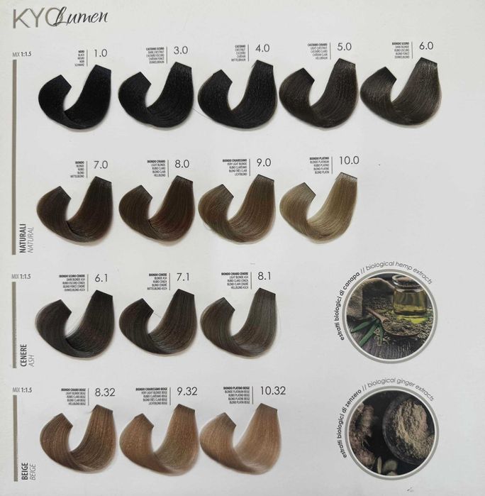 Боя за коса с конопено масло KYO LUMEN - ВЕГАН