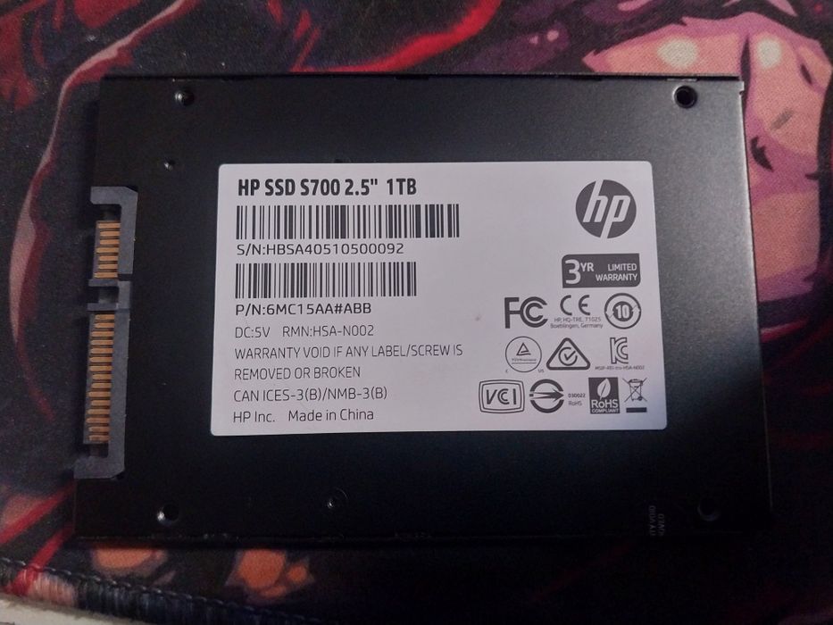 SSD SATA HP 1TB 2.5 s700