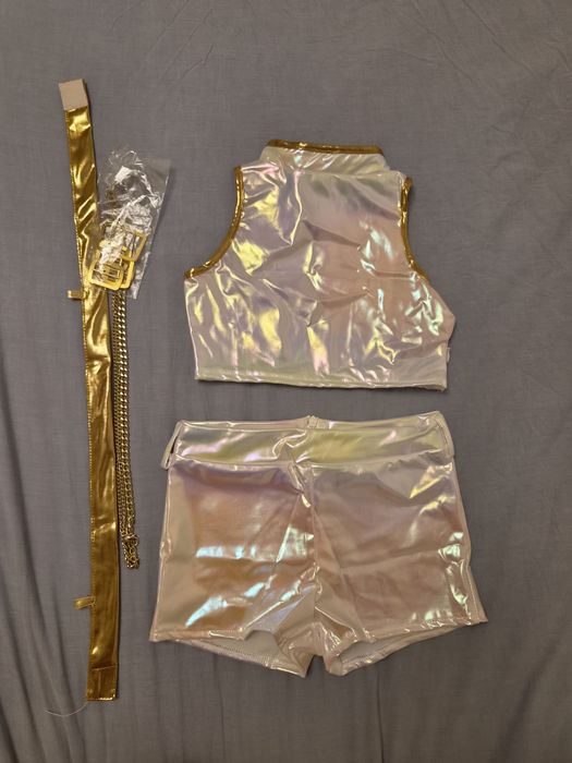 Costum K-Pop Devil Hunter, culoare perla, 120cm