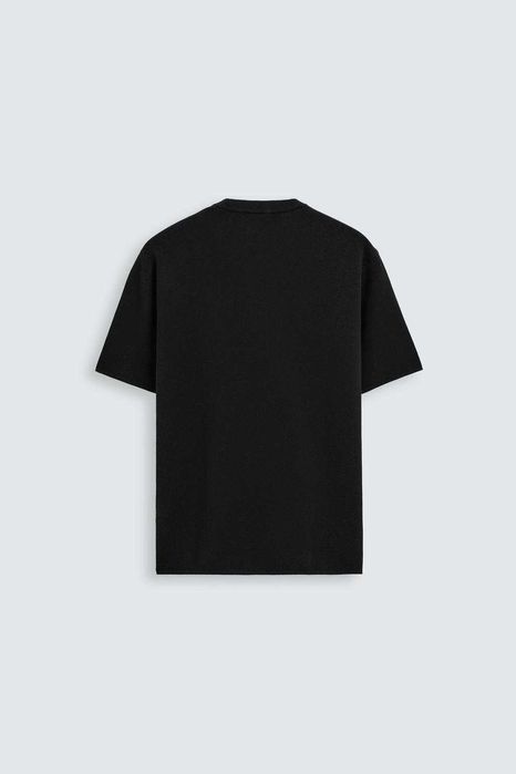 Футболка ZARA Man Relaxed fit knit T-shirt! Новая с бирками! Размер L