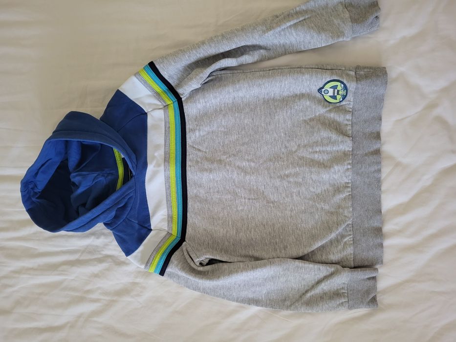 Lot trening, pantaloni twill, hanorac, haine scoala 134, 8-9 ani H&M